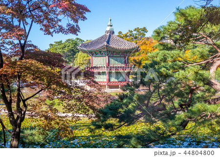 Hyangwonjeong Pavilion in Gyeongbokgung, seoul 44804800