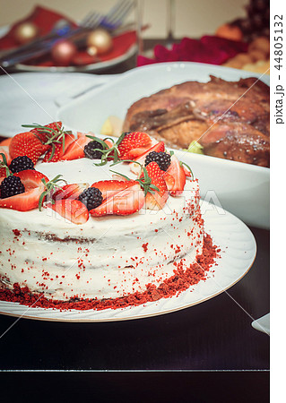Homemade cake Red Velvet 44805132