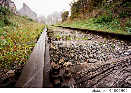 railway in morning railway in morning 44805902