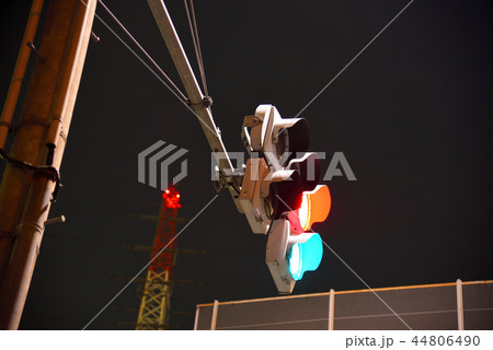 <夜景>　立体交差　陸橋　高架　高架下　 44806490