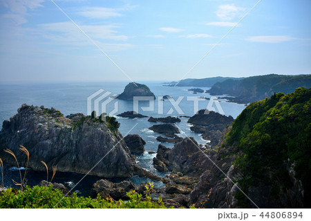 紀伊半島・紀伊大島・海金剛の反対側に位置する裏金剛の眺め(4) 紀伊半島・紀伊大島・海金剛の反対側に位置する裏金剛の眺め(4) 44806894