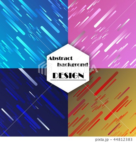 Set of abstract geometric seamless color background, vector illustration. Set of abstract geometric seamless color background, vector illustration. 44812383