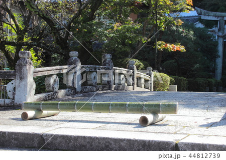 京都　北白川天神宮の萬世橋 44812739