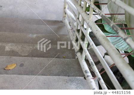 Old concrete stairs in the daytime. Old concrete stairs in the daytime. 44815156