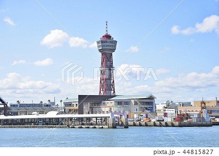 福岡市　風景　博多ポートタワー 44815827