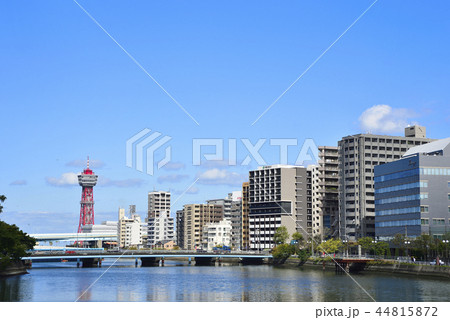 福岡市 風景 博多ポートタワー 福岡市 風景 博多ポートタワー 44815872