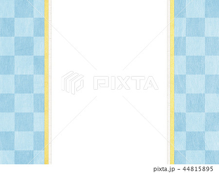 和-和風-和紙-和柄-背景-のし紙-ご祝儀袋-ブルー 44815895