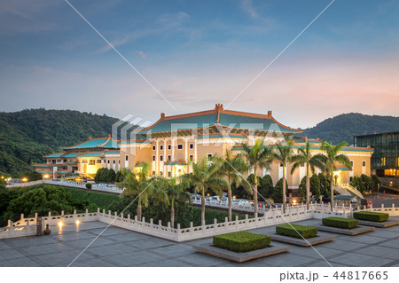 The National Palace Museum at night in Taipei City The National Palace Museum at night in Taipei City 44817665