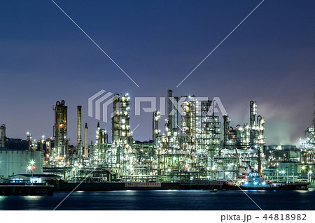 工場夜景　磯子 44818982