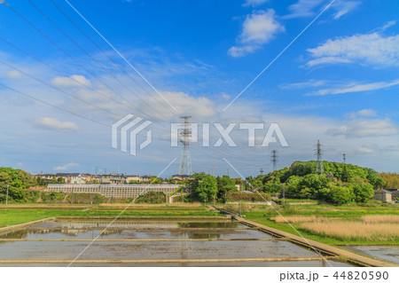 春の四街道の田園風景 44820590