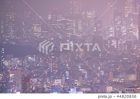 《東京都》霞んだ東京の夜景・PM2.5 《東京都》霞んだ東京の夜景・PM2.5 44820836