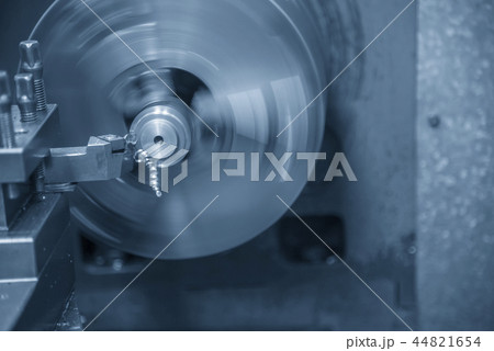 The operation of lathe machine. The operation of lathe machine. 44821654