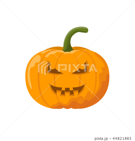Cartoon halloween angry pumpkin Cartoon halloween angry pumpkin 44821865