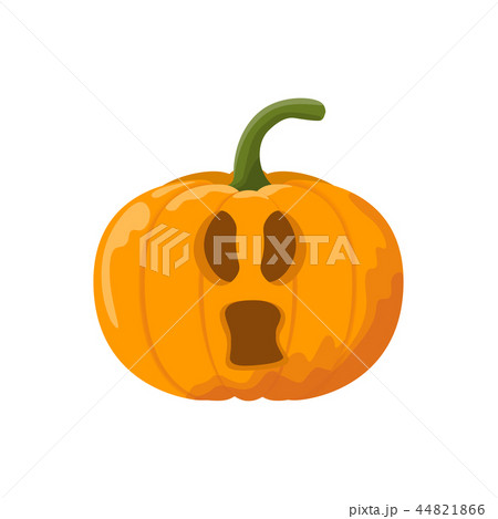 Cartoon halloween crying pumpkin. Cartoon halloween crying pumpkin. 44821866