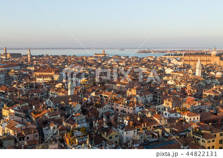 Aerial view of Venice at dawn, Italy Aerial view of Venice at dawn, Italy 44822131