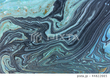 Marble abstract acrylic background. Blue marbling artwork texture. Marble abstract acrylic background. Blue marbling artwork texture. 44822665