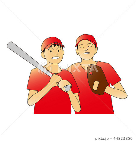 野球少年のイラスト素材