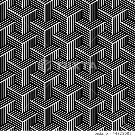 Seamless geometric isometric pattern. Seamless geometric isometric pattern. 44825009