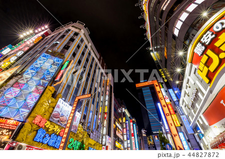 新宿歌舞伎町の夜景 新宿歌舞伎町の夜景 44827872
