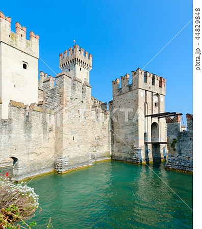 Castle of Scaligers on Lake Garda, Sirmione, Italy 44829848