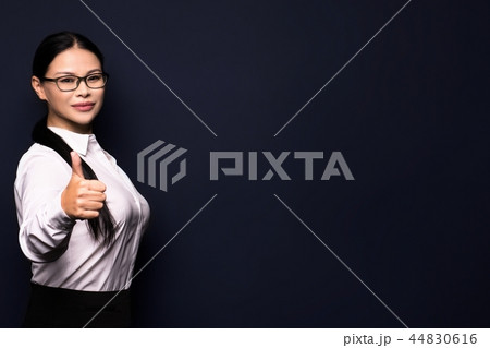 Happy smiling beautiful young business woman Happy smiling beautiful young business woman 44830616