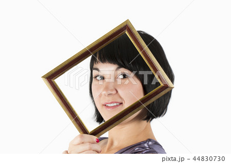 girl on the white background 44830730