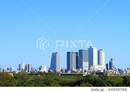 快晴の名古屋市　都市風景 44830768