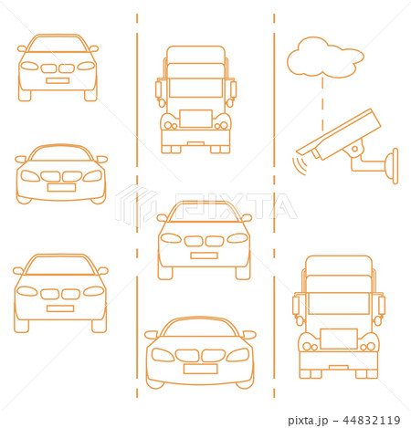 Security camera and traffic 44832119