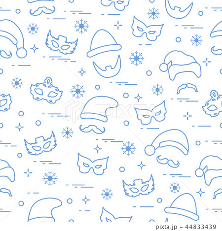 Seamless pattern of different carnival 44833439