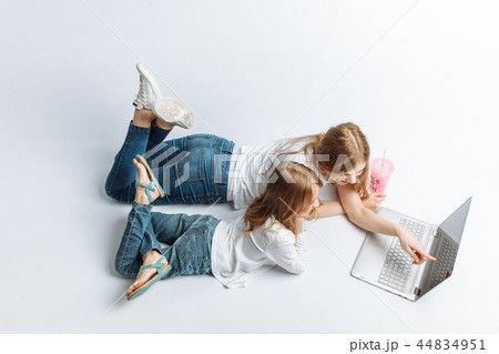 Sister or mom watching with daughter movie Sister or mom watching with daughter movie 44834951