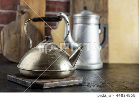 Metal kettle and coffee pot Metal kettle and coffee pot 44834959
