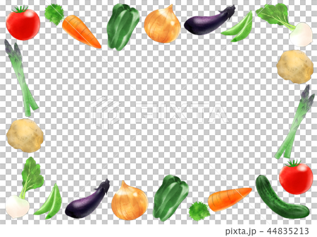 野菜フレームのイラスト素材