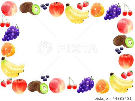 果物フレームのイラスト素材