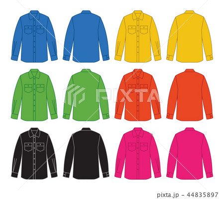 vector design of long shirt with sleeves vector design of long shirt with sleeves 44835897