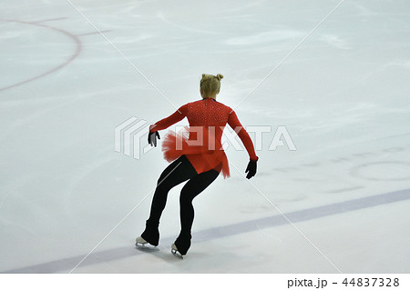 Girl ice skating Girl ice skating 44837328
