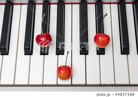 サクランボが教えるピアノコード G#m/Abm 44837386