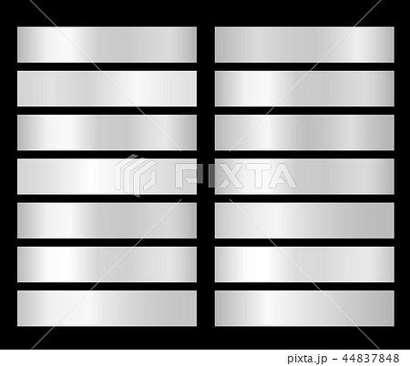 White gradient. Platinum, silver, chrome, aluminum metal foil texture gradient 44837848