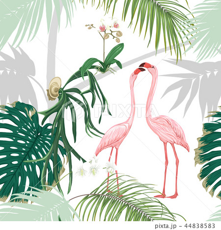 Seamless tropical pattern Seamless tropical pattern 44838583