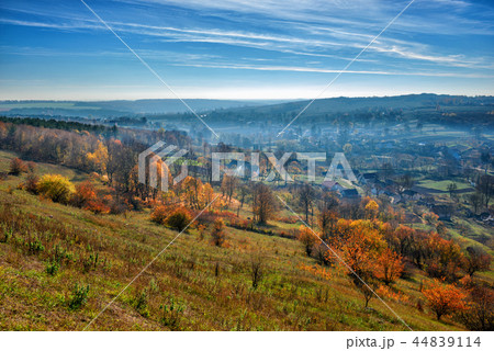View on the beautiful colorful autumn  44839114