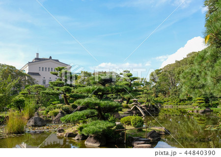 剪定された庭木　慶沢園 44840390