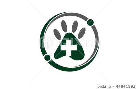 Veterinary Wellness Logo Design Template Vector 44841992