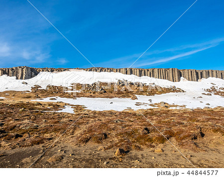 Gerduberg column wall in Iceland Gerduberg column wall in Iceland 44844577