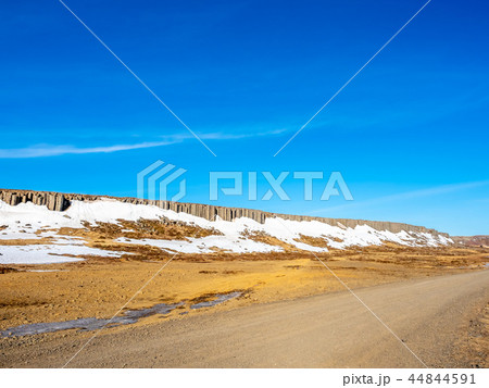 Gerduberg column wall in Iceland 44844591