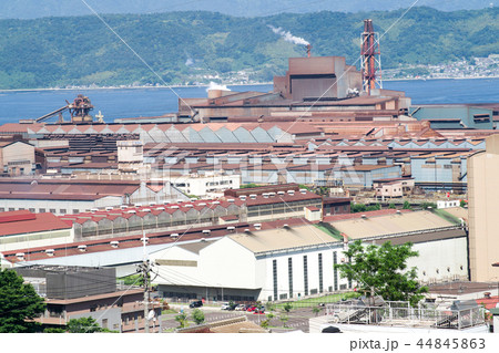 呉市の製鉄所の景色 呉市の製鉄所の景色 44845863