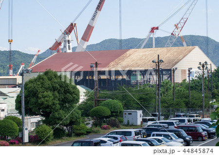 呉市の造船所の建物 44845874