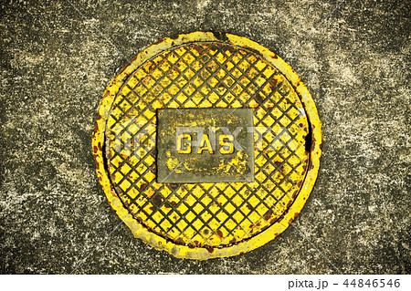 "Gas" on Manhole Cover 44846546