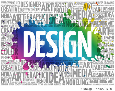 DESIGN word cloud collage 44851316