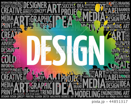 DESIGN word cloud collage 44851317