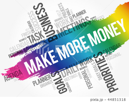 Make More Money word cloud 44851318