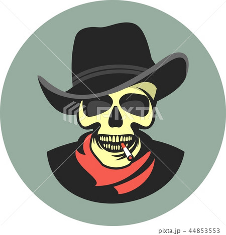 Skull in hat gangster Skull in hat gangster 44853553